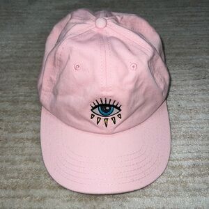 PINK EVIL EYE HAT